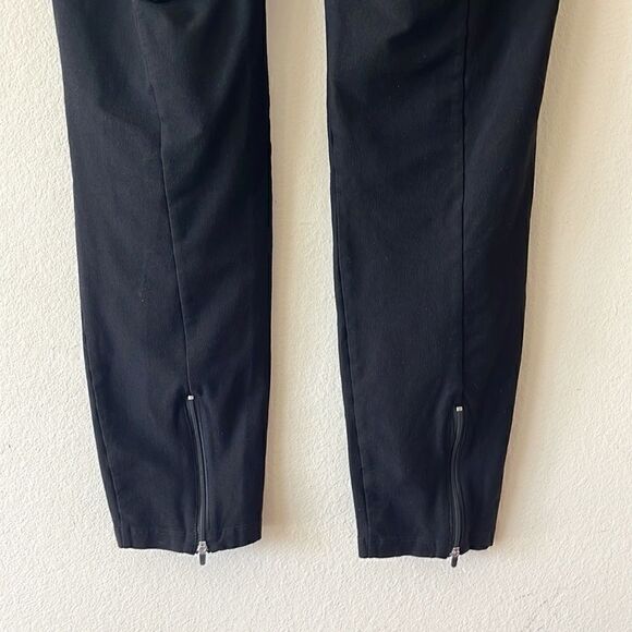 Eileen Fisher Black Back Ankle Zip Trouser Pants - Picture 6 of 8